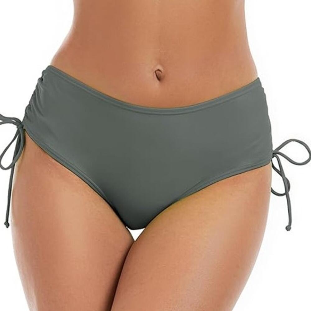 Bonneuitbebe UPF 50+ Swim Bottoms – Gray – XL – 82/18 Nylon/Spandex – NWT